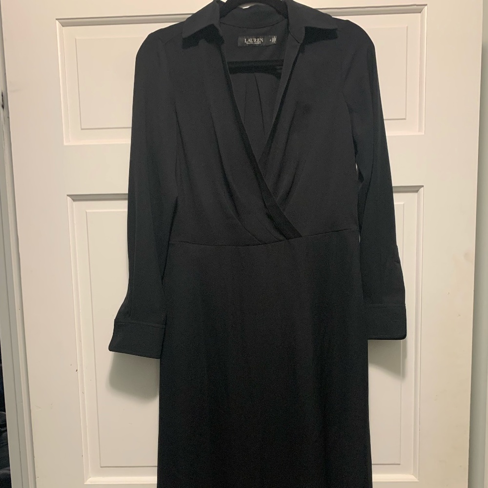 RALPH LAUREN Black Evening Dress Size 4